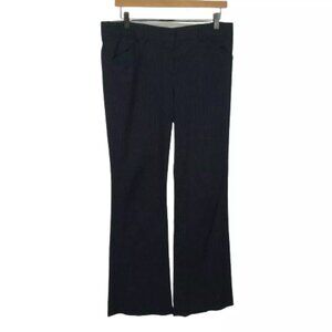 Womens Size 10 10x34 Theory Pinstripe Stretch Cotton Dress Pants